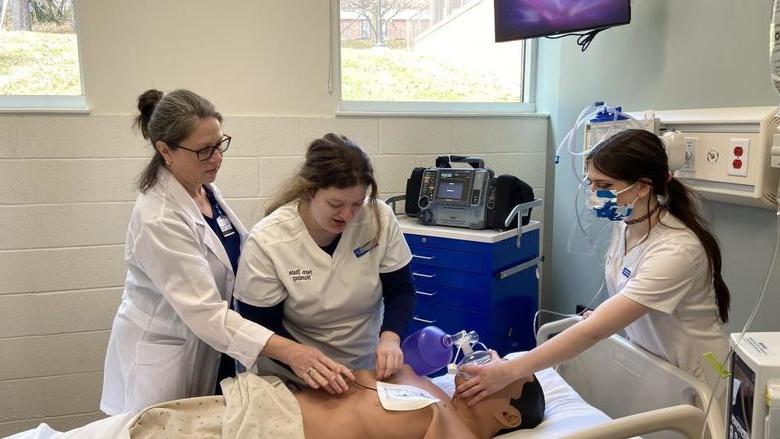 Penn State Mont Alto nursing students